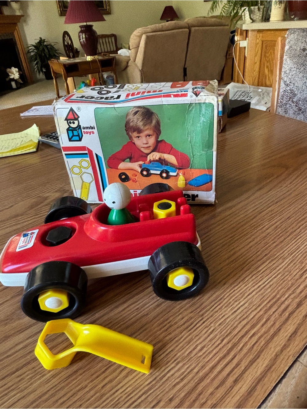Vintage  1983 Ambi Toys Mini Racer-Collectible